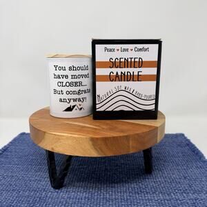 Natural Hand Poured Soy Wax Candle House Warming Funny Gift New In Box